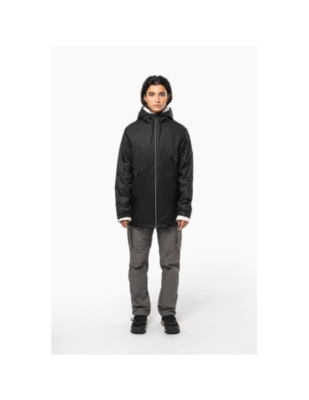 Chaqueta con capucha y forro de micropolar  Unisex