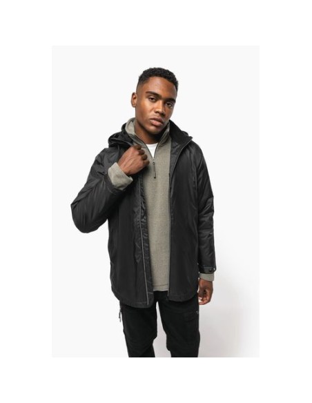 Chaqueta con capucha y forro de micropolar  Unisex