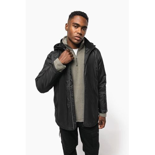 Chaqueta con capucha y forro de...