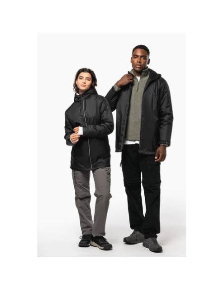 Chaqueta con capucha y forro de micropolar  Unisex