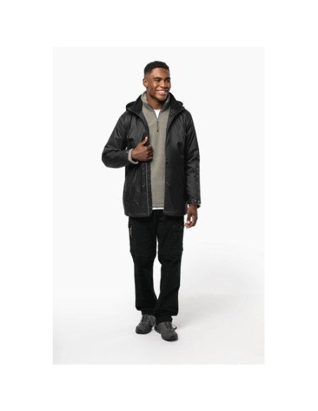 Chaqueta con capucha y forro de micropolar  Unisex