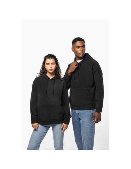 Sudadera oversize con capucha  micropolar reciclado  Unisex