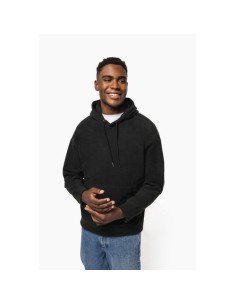 Sudadera oversize con capucha  micropolar reciclado  Unisex 2