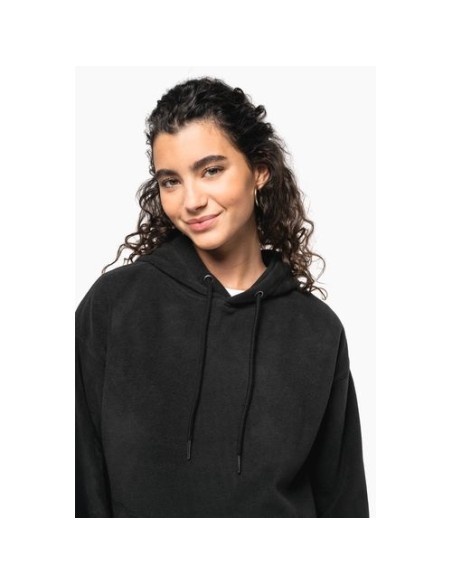 Sudadera oversize con capucha  micropolar reciclado  Unisex