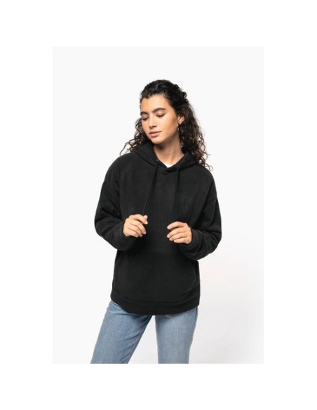 Sudadera oversize con capucha  micropolar reciclado  Unisex