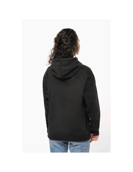 Sudadera oversize con capucha  micropolar reciclado  Unisex