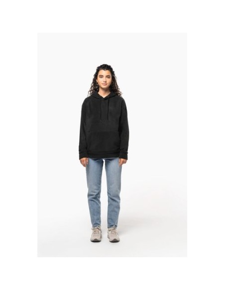 Sudadera oversize con capucha  micropolar reciclado  Unisex