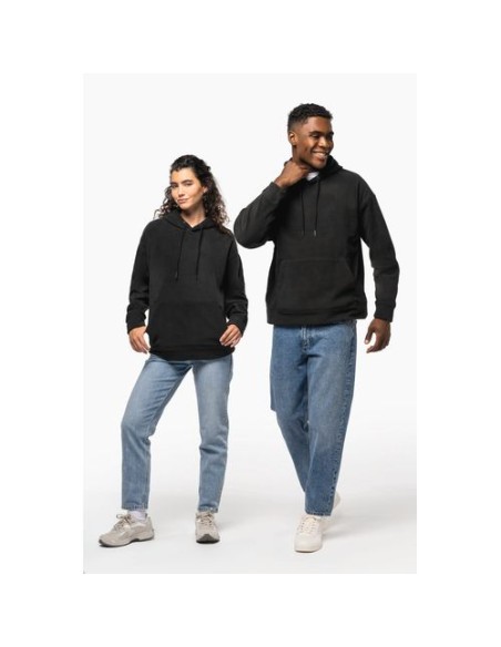 Sudadera oversize con capucha  micropolar reciclado  Unisex