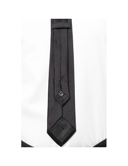 Corbata sarga de seda hombre