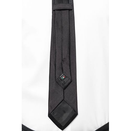 Corbata sarga de seda hombre