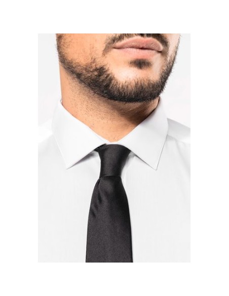 Corbata sarga de seda hombre