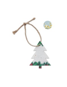 TREESEED Adorno navideño papel semillas