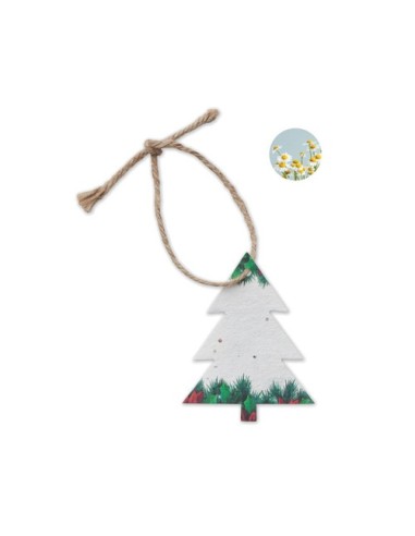 TREESEED Adorno navideño papel semillas