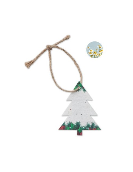 TREESEED Adorno navideño papel semillas
