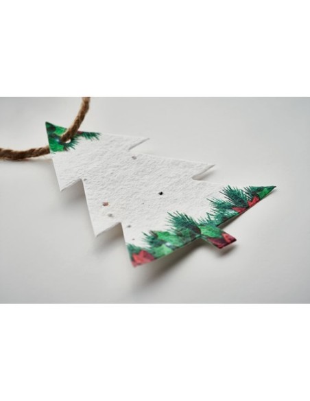 TREESEED Adorno navideño papel semillas