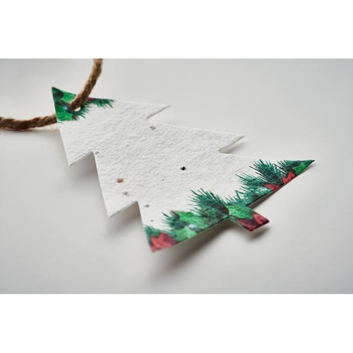 TREESEED Adorno navideño papel semillas