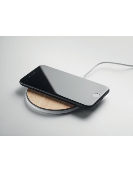 DESPAD  Cargador inalámbrico 10W bambú