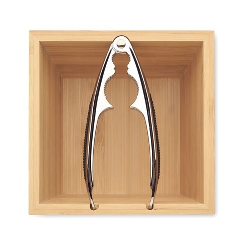 NUEZ Bol bambú con cascanueces