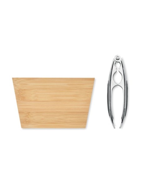 NUEZ Bol bambú con cascanueces