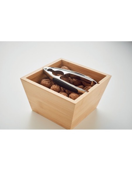 NUEZ Bol bambú con cascanueces