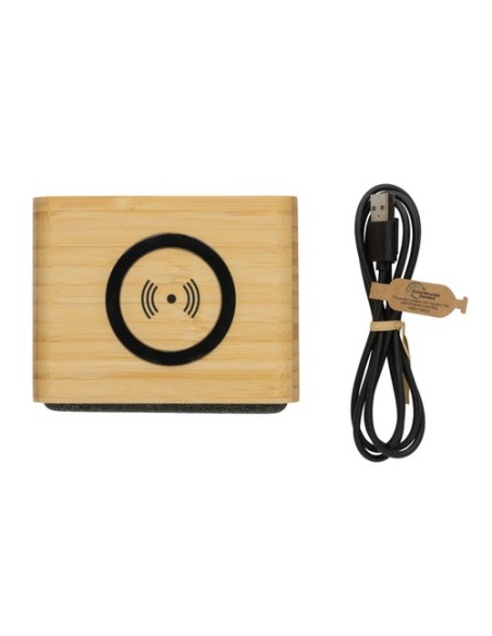 Altavoz inalámbrico RCS Rplastic con bambú 5W