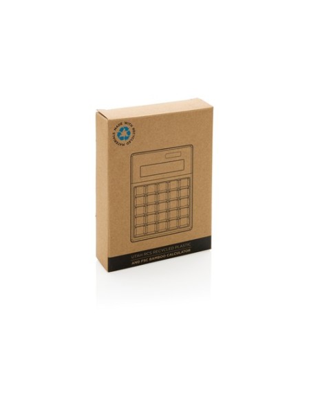 Calculadora de plástico reciclado Utah RCS y bambú