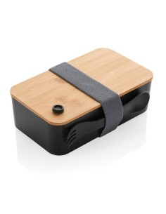 Fiambrera RCS con tapa RPP de bambú 2