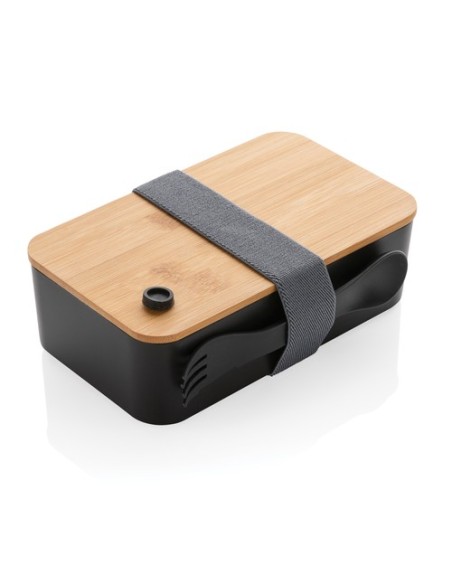 Fiambrera RCS con tapa RPP de bambú