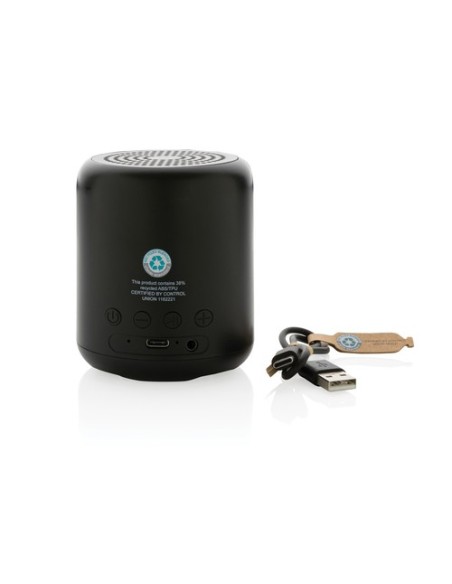 Altavoz inalámbrico de 5W de plástico reciclado certificado