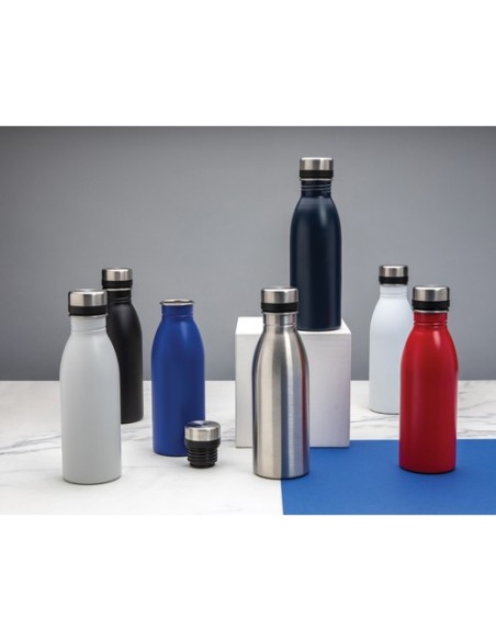 Botella de agua de lujo de acero inoxidable reciclado RCS