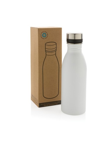 Botella de agua de lujo de acero inoxidable reciclado RCS
