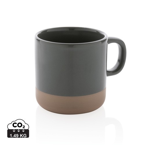 Taza de cerámica esmaltada 360ml