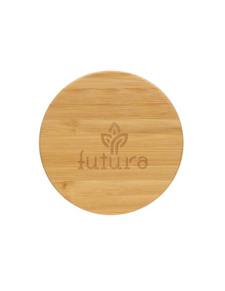 Taza GRS RPP con tapa de bambú