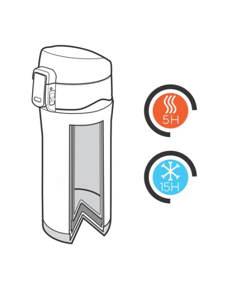 Taza al vacío de acero inoxidable reciclado RCS