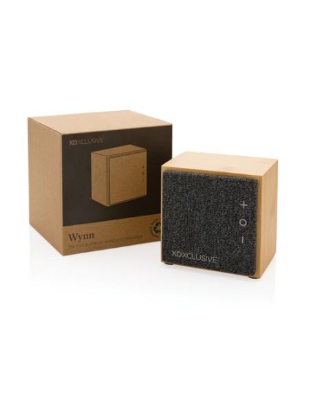 Altavoz Wynn inalámbrico 5W de bambú
