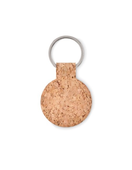 CINCIN Llavero de corcho redondo
