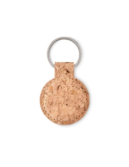 CINCIN Llavero de corcho redondo