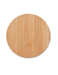 RUNDO LUX Cargador inalámbrico bambú 15W 2