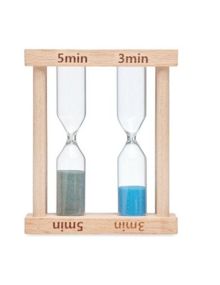 BI Reloj de arena madera