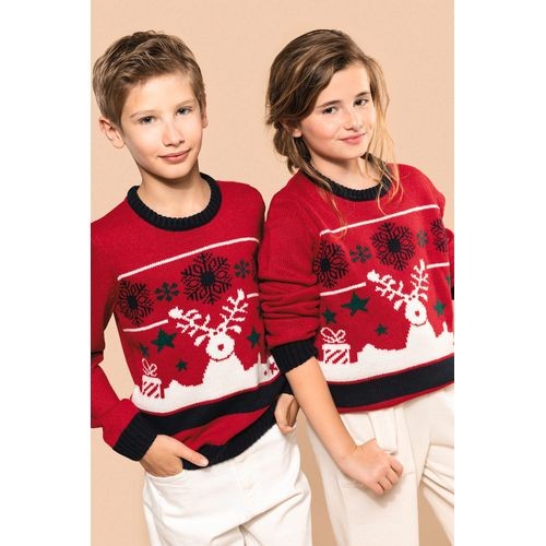 Jersey cuello redondo de Navidad...