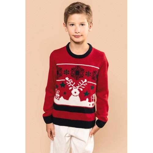 Jersey cuello redondo de Navidad...