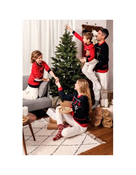 Jersey cuello redondo de Navidad infantil