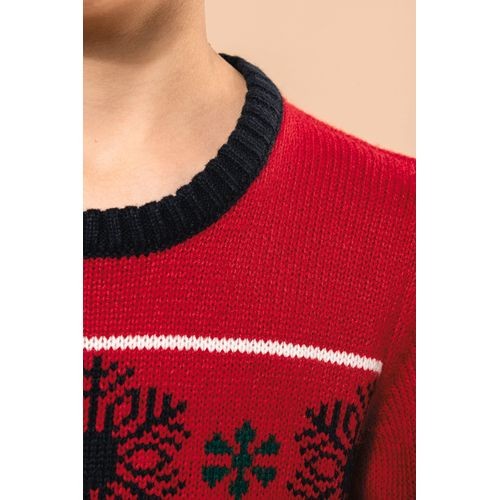 Jersey cuello redondo de Navidad...