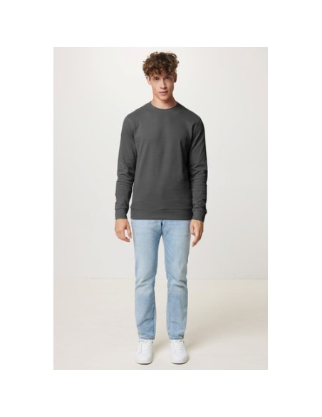 Suéter Zion cuello redondo algodón reciclado Iqoniq