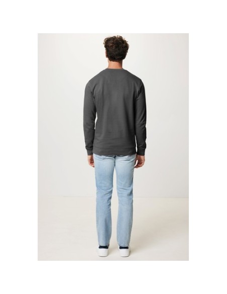 Suéter Zion cuello redondo algodón reciclado Iqoniq