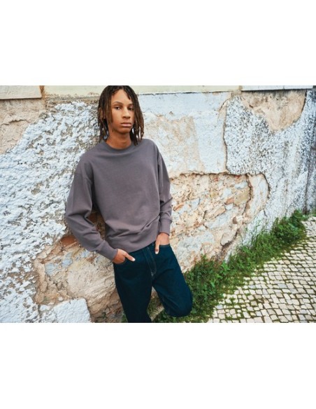 Suéter Zion cuello redondo algodón reciclado Iqoniq