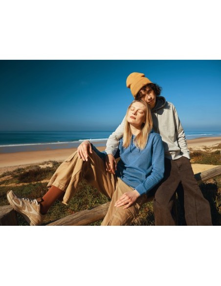 Sudadera Iqoniq Torres algodón reciclado sin teñir