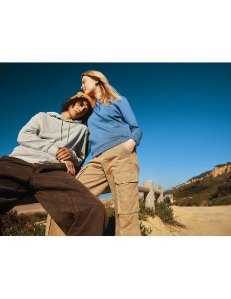 Sudadera Iqoniq Torres algodón reciclado sin teñir