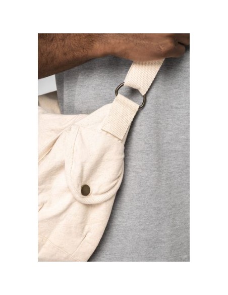 Bolsa con solapa ecorresponsable efecto lavado