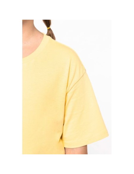 Camiseta ecorresponsable oversize infantil